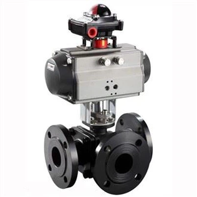 Pneumaatiline kolmekäiguline kuulventiil